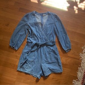 Gap Denim Romper Jumpsuit